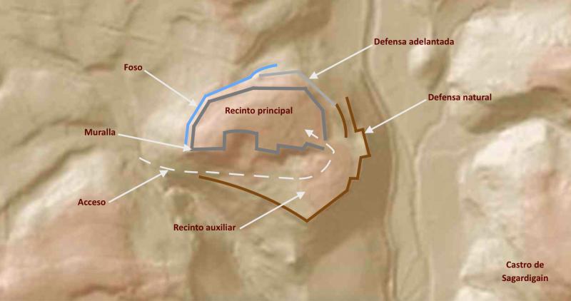 Imagen en el Mapa de relieve, SITNA