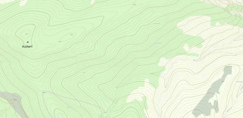 Mapa de situaciÃ³n del dolmen Auztarri (SITNA)