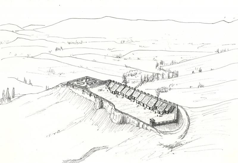 InterpretaciÃ³n ideal del castro de San Salvador