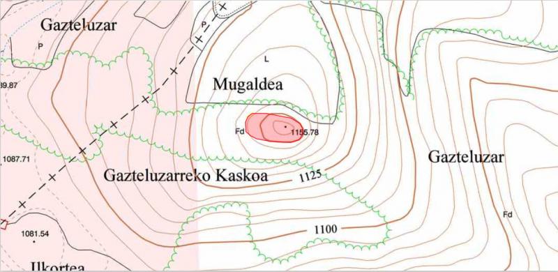 SituaciÃ³n del castro en el mapa