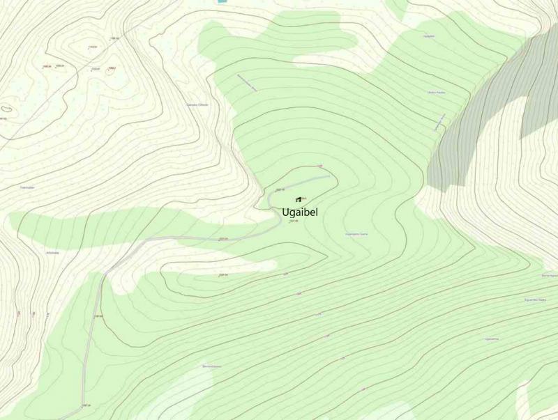 Dolmen Ugaibel en el mapa