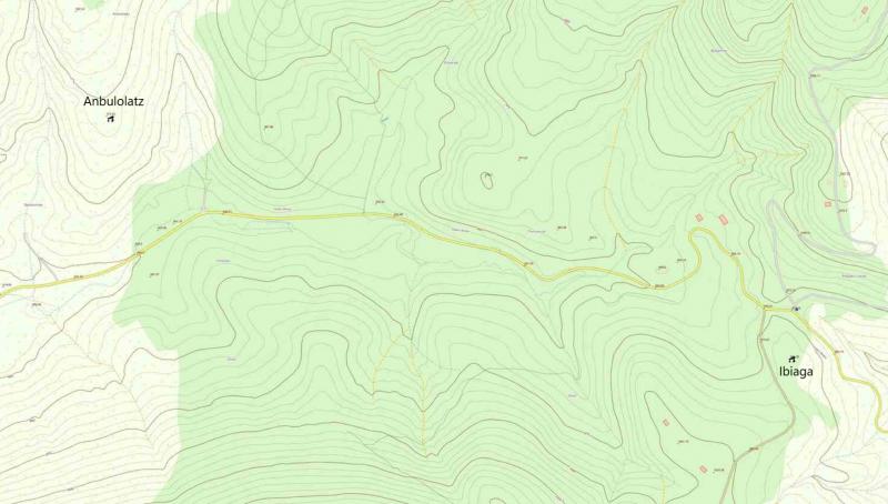 Dolmen Ambulolats en el mapa (SITNA)