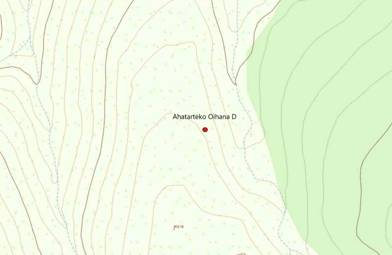 SituaciÃ³n del dolmen Ahatarteko Oihana