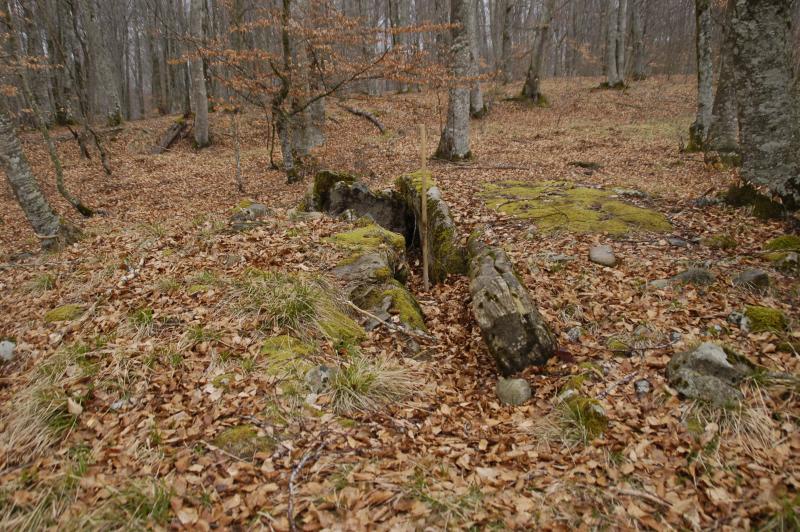 Cámara del dolmen Arkatxu 1